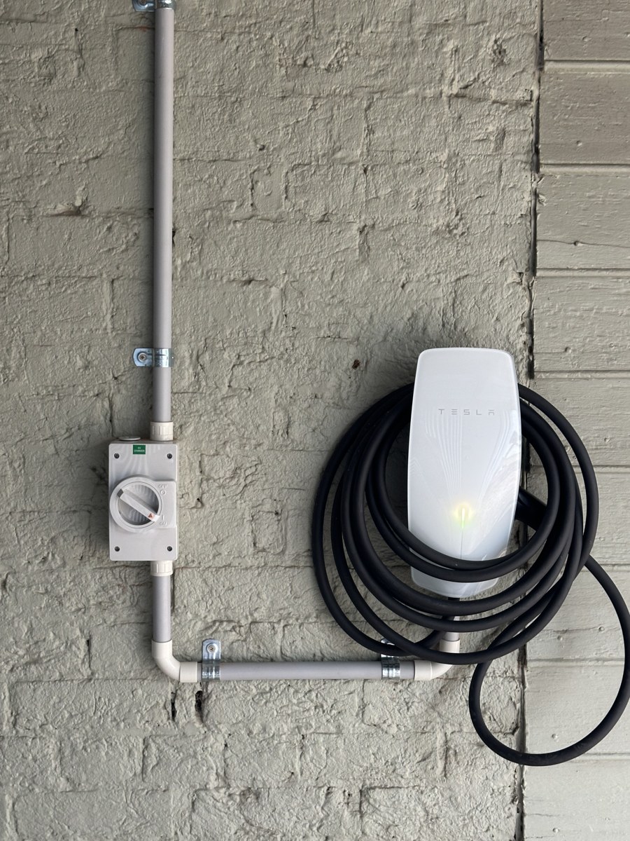 Tesla home charger install